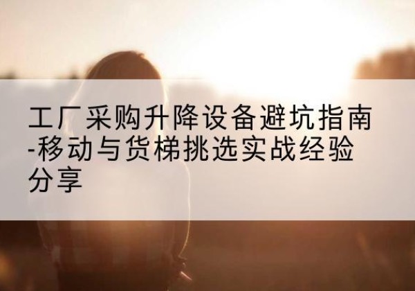 治多移动式升降机怎么选-工厂采购升降设备避坑指南-移动与货梯挑选实战经验分享